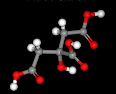 Molecola di acido citrico