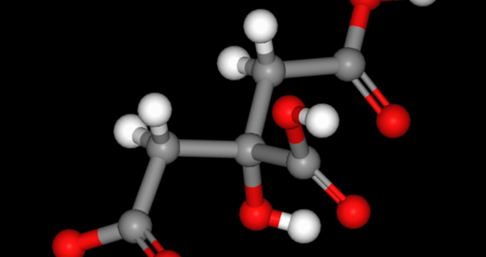 Molecola di acido citrico